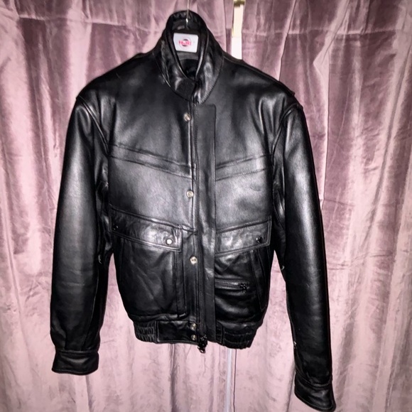HJC leather riding jacket - Picture 1 of 4